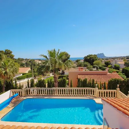 Michelle - Sea View With Private Pool In Villa Benissa